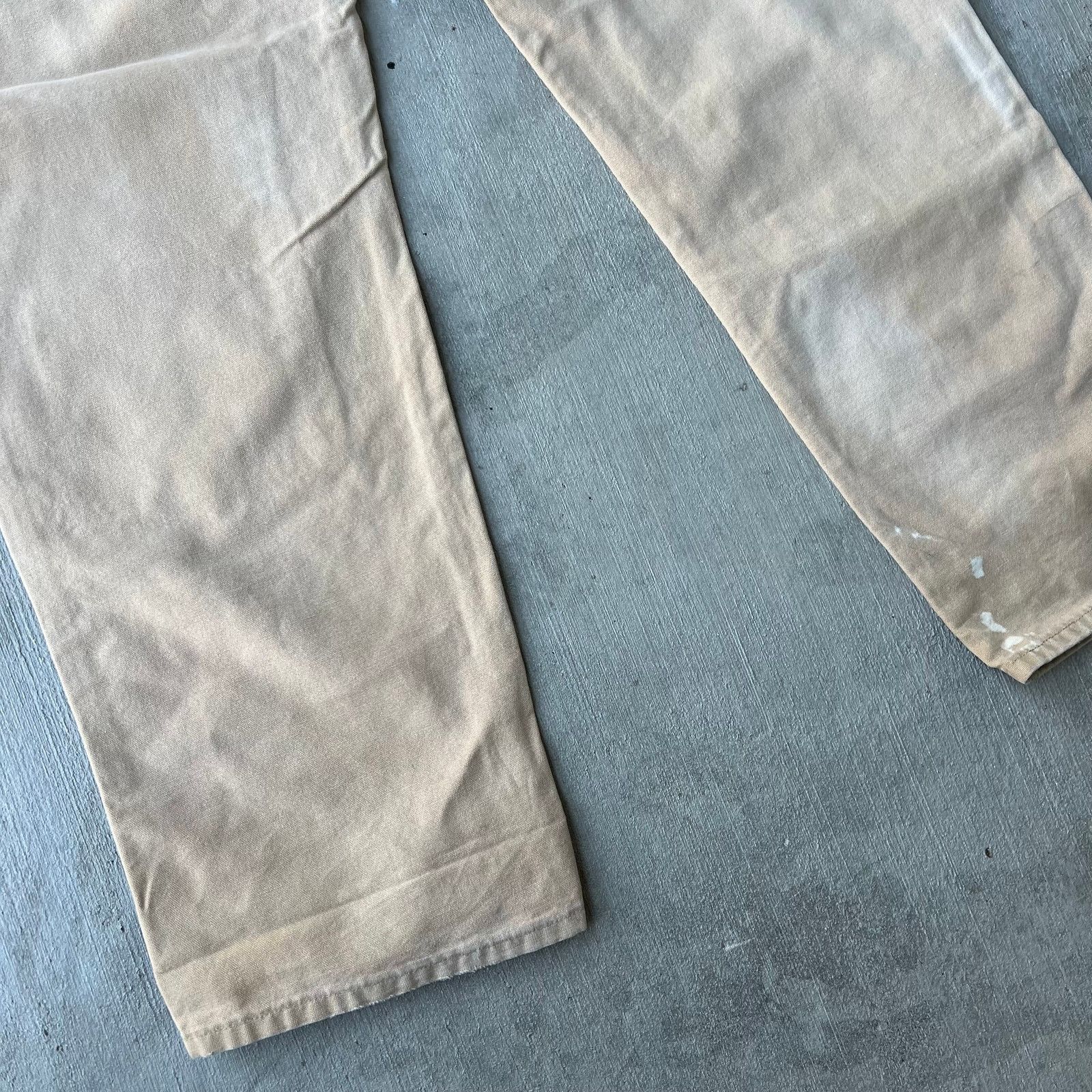 Carhartt × Vintage Carhartt brown faded double knee work wear carpenter pants Size US 37 - 12 Thumbnail