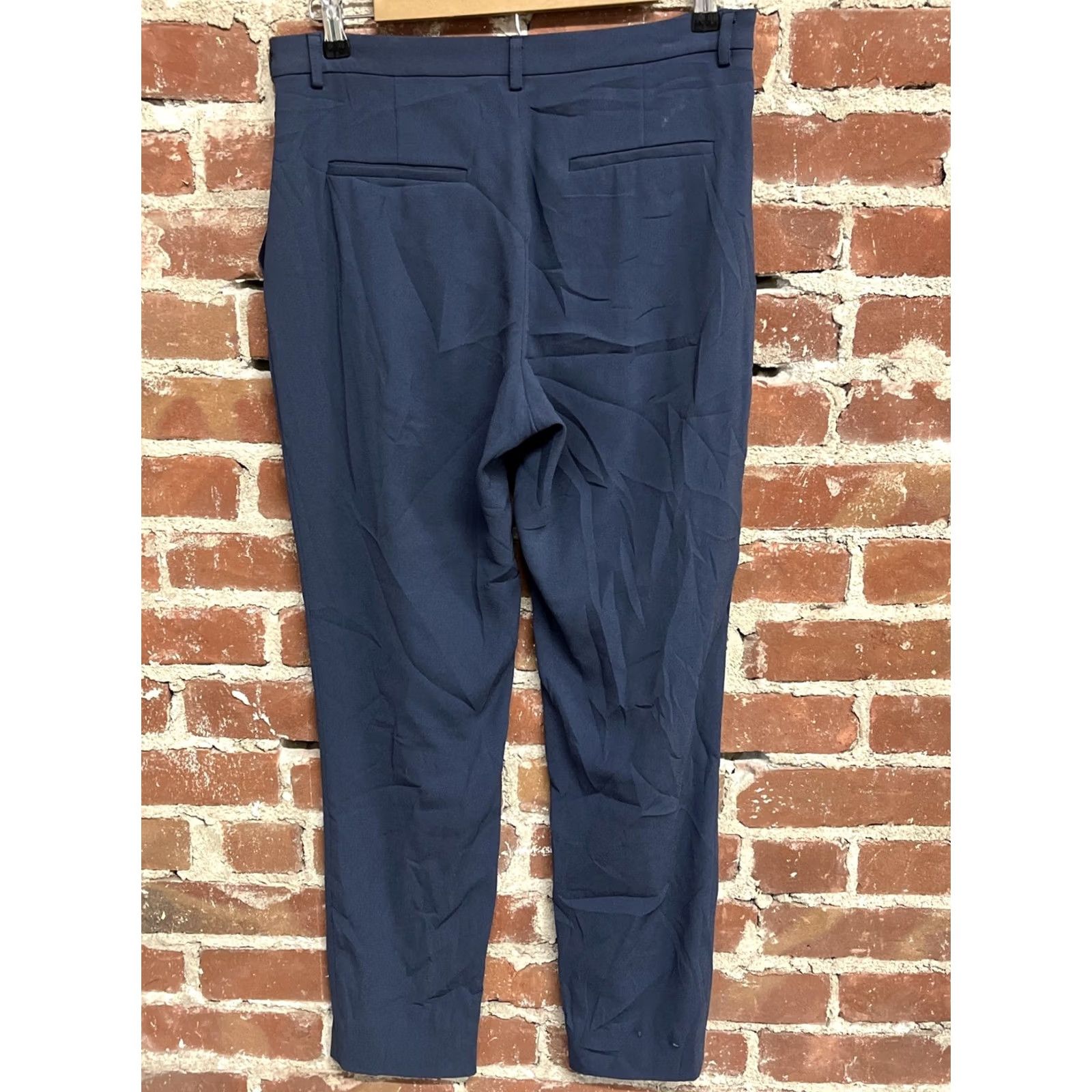 M.M.LaFleur MM.LaFleur Women's Pants 4 Navy Blue Business Casual Trouser Size 27" / US 4 / IT 40 - 2 Thumbnail