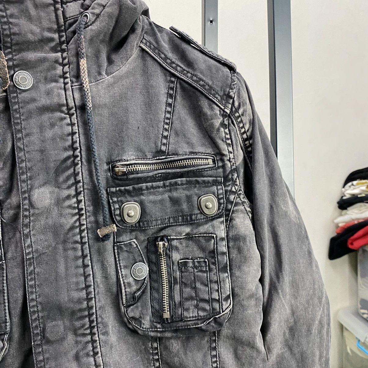 14th Addiction × If Six Was Nine × In The Attic Vintage In The Attic Fur Hoodie Punk Jacket Size US M / EU 48-50 / 2 - 12 Thumbnail