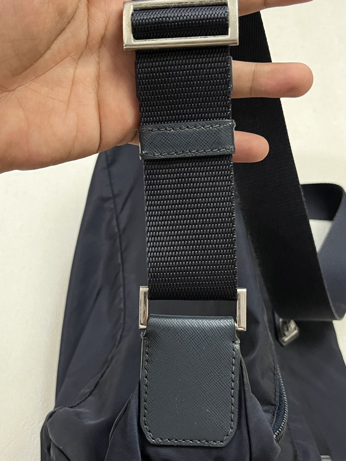 Prada Prada Navy Nylon Crossbody Bag Size ONE SIZE - 15 Thumbnail