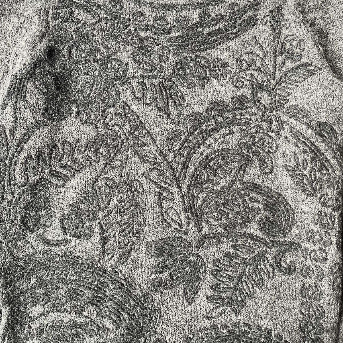 Dries Van Noten Sample Embroidered Mohair Sweater Size US M / EU 48-50 / 2 - 6 Thumbnail