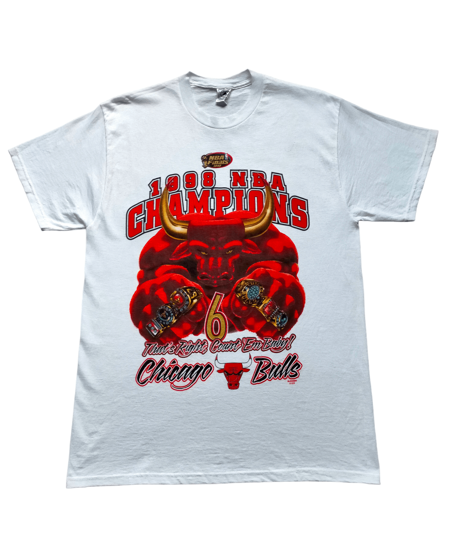 NBA Vintage 1998 NBA Champions x Chicago Bulls tee Size US L / EU 52-54 / 3 - 1 Thumbnail