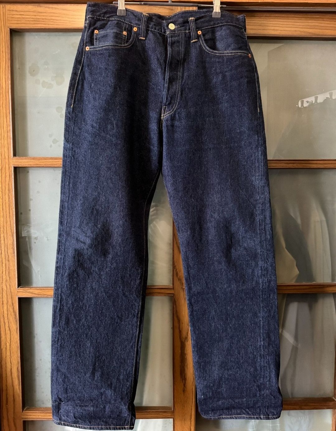 image of Freewheelers 601Xx 1947 14Oz Bare Ear Jeans in Blue, Men's (Size 32)