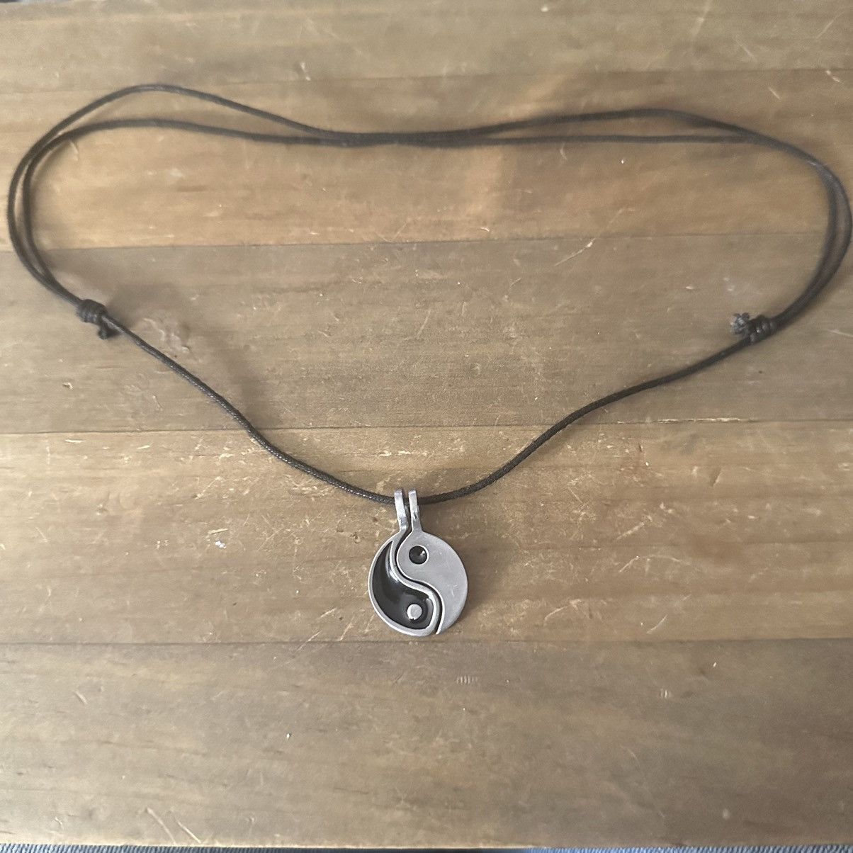 Other Yin Yang adjustable cord pendant necklace Size ONE SIZE - 2 Thumbnail