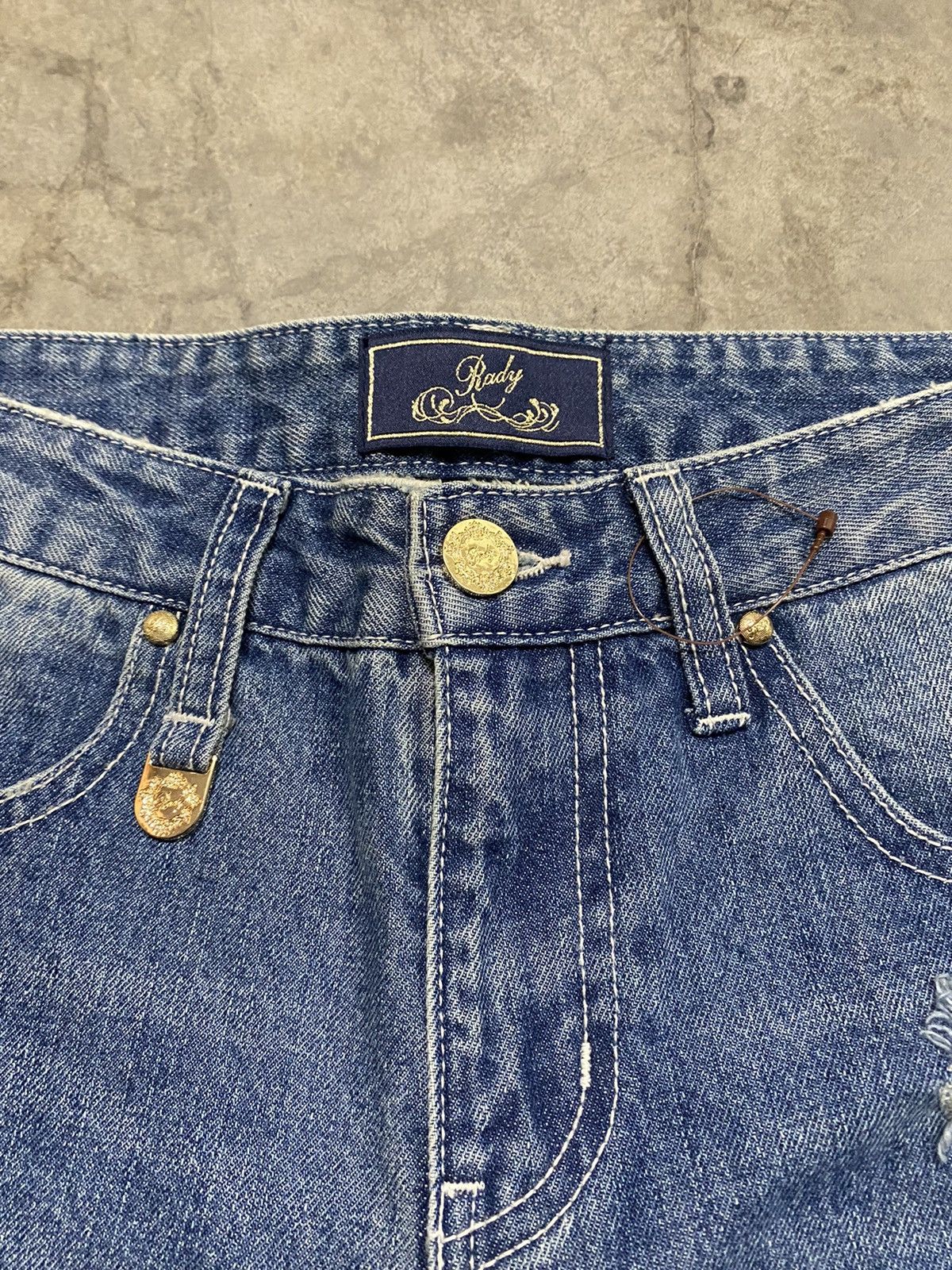 Flare Jeans Japan Distressed Hippie Jeans Vintage Fashion @2