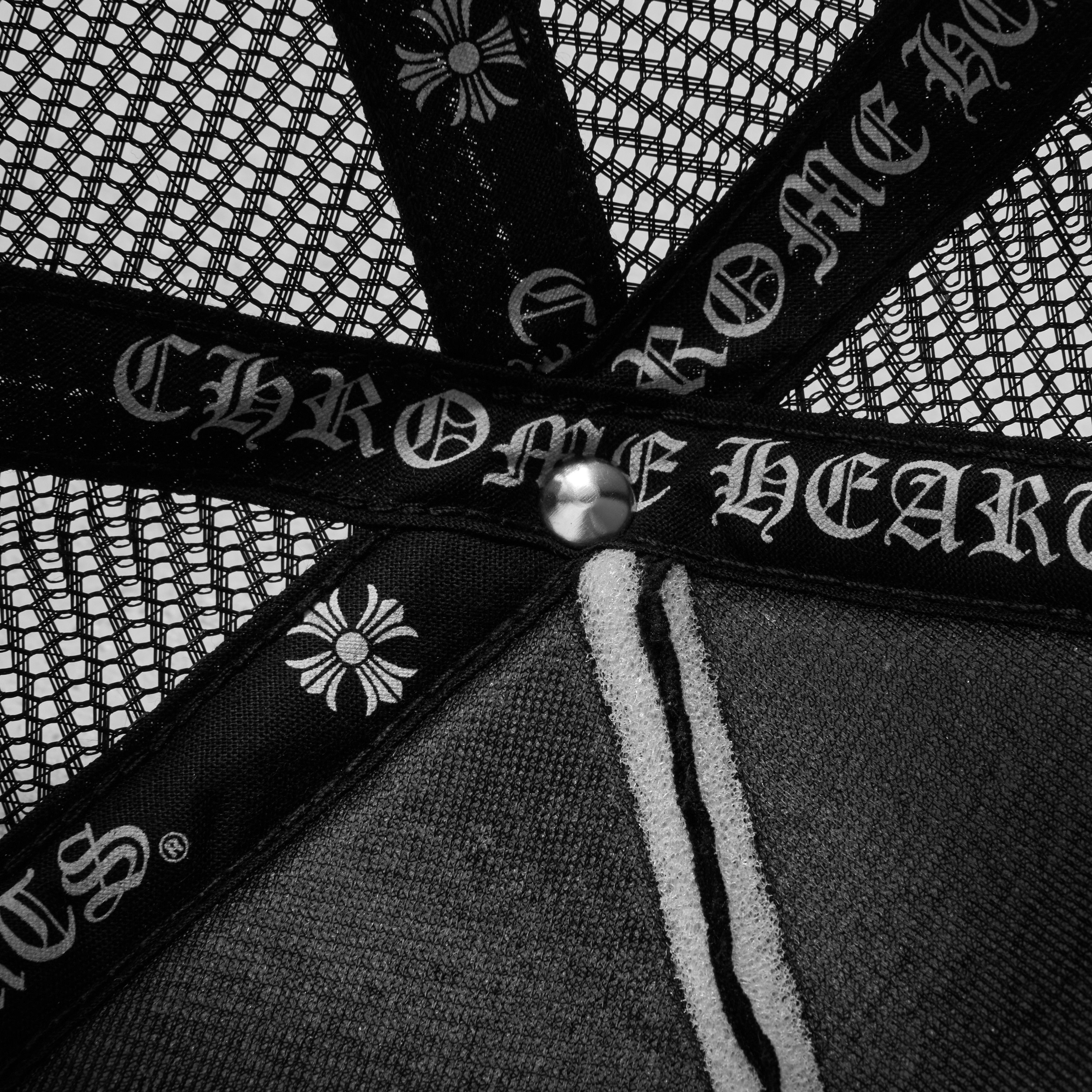 Chrome Hearts CHROME HEARTS Three Cemetery Cross Trucker Hat BLACK Size ONE SIZE - 5 Thumbnail