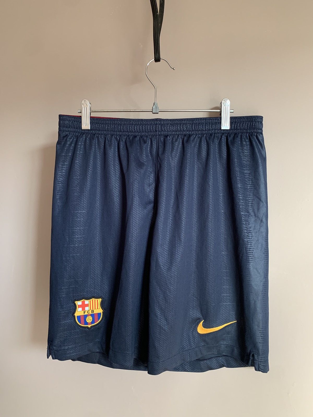 Nike FC Barcelona 2018 2019 nike soccer football shorts Size S Size US 30 / EU 46 - 1 Thumbnail