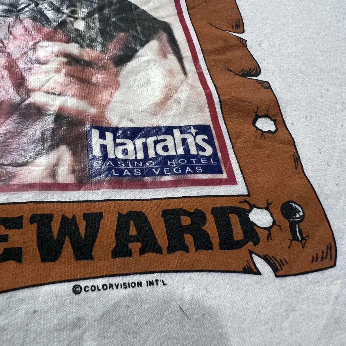 Vintage Vintage 90s Harrah's Entertainment Promo Tee Cowboy graphic Size US XXL / EU 58 / 5 - 6 Thumbnail