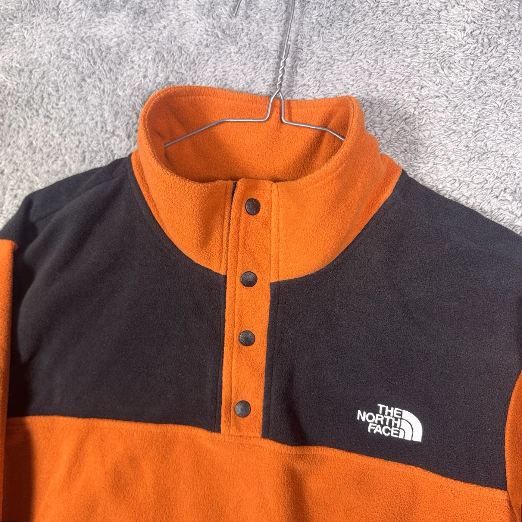 The North Face The North Face Glacier 1/4 Snap Neck Men's L Pullover Jacket Fleece Orange Size US L / EU 52-54 / 3 - 4 Thumbnail