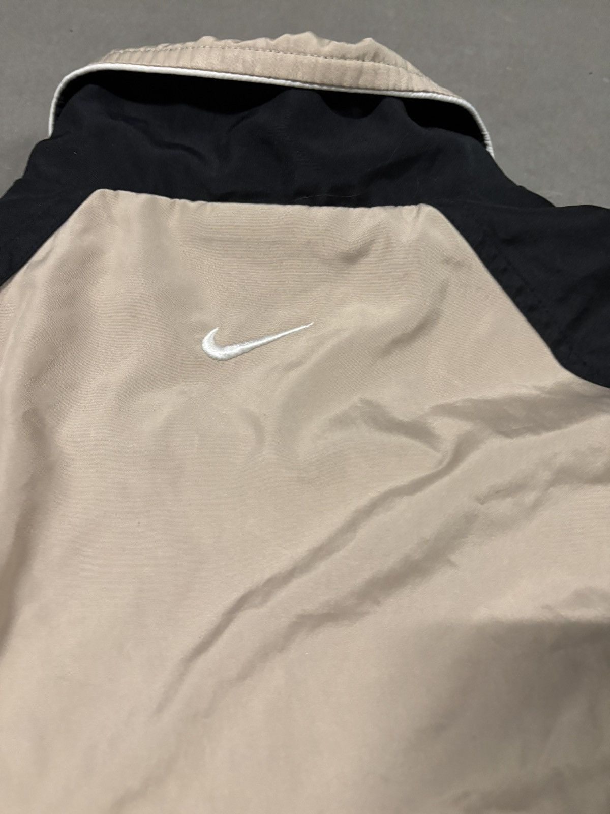Japanese Brand × Nike × Vintage Vintage Nike Korean Truck Jacket Begie Rare 1990s Size US XXL / EU 58 / 5 - 10 Thumbnail