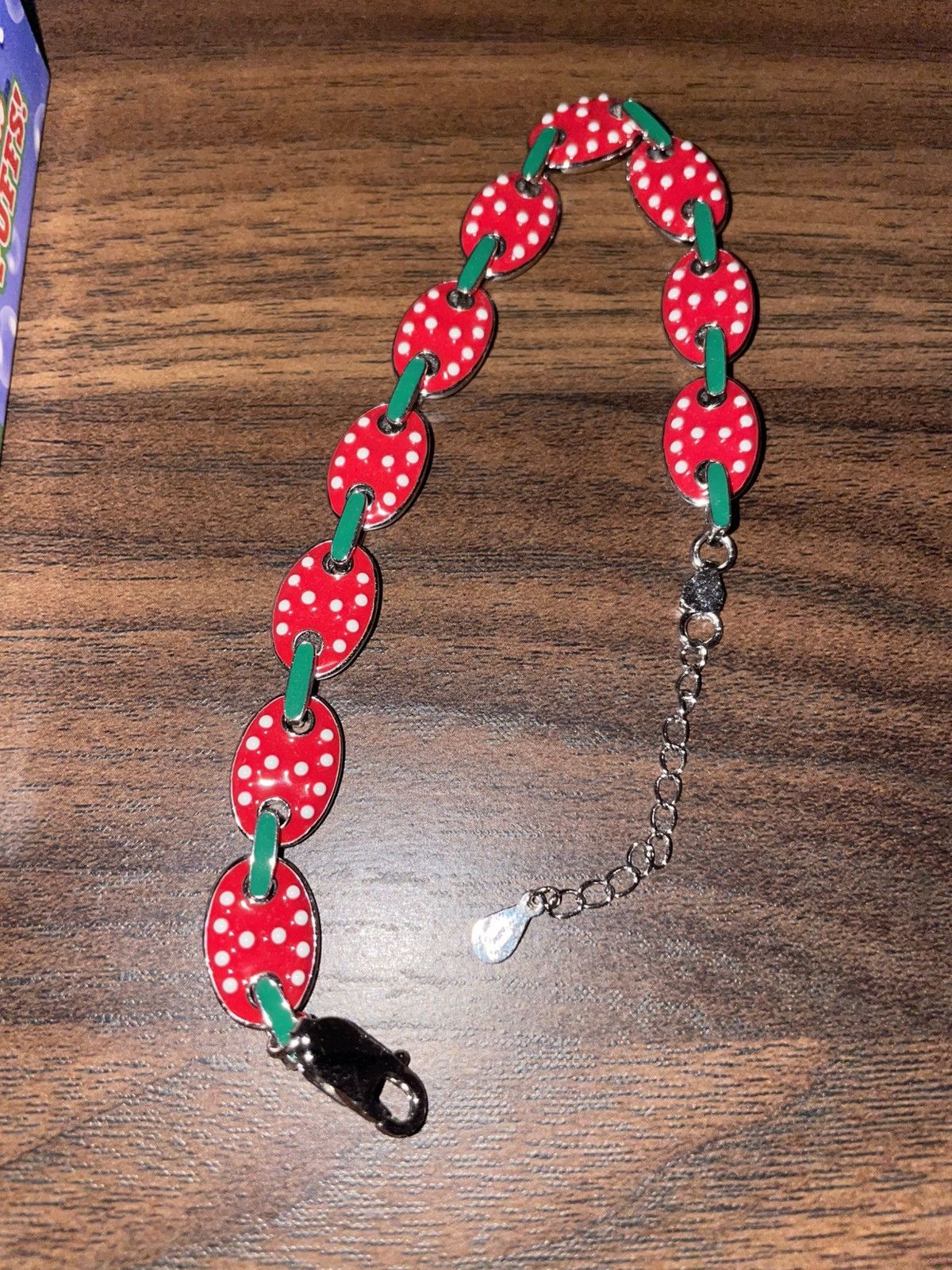 Nothing Personal Nothing Personal Strawberry Puffs Silver Bracelet 1/100 Used Size ONE SIZE - 2 Thumbnail