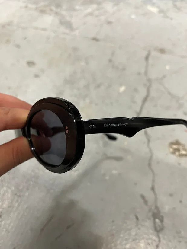 Kiko Kostadinov × Vintage Kiko Kostadikov Phantom Black Sunglasses Size ONE SIZE - 8 Thumbnail