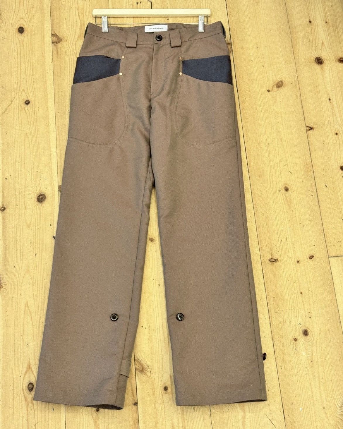 パンツ Kiko Kostadinov McNAMARA UNIFORM TROUSER Kiko Kostadinov Mcnamara Uniform Trousers Jet In Black