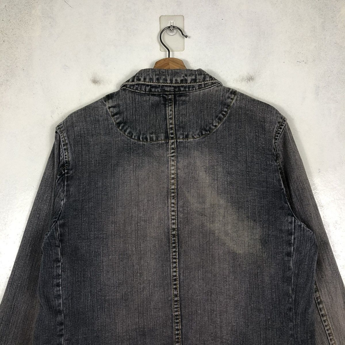 Japanese Brand 📌VINTAGE CHORE WORK DENIM JACKET JAPAN ISSEY MIYAKE Size US L / EU 52-54 / 3 - 11 Thumbnail