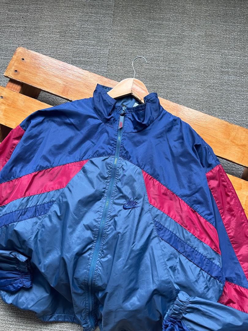 Nike VINTAGE NIKE WINDBREAKER JACKET Size US L / EU 52-54 / 3 - 3 Thumbnail