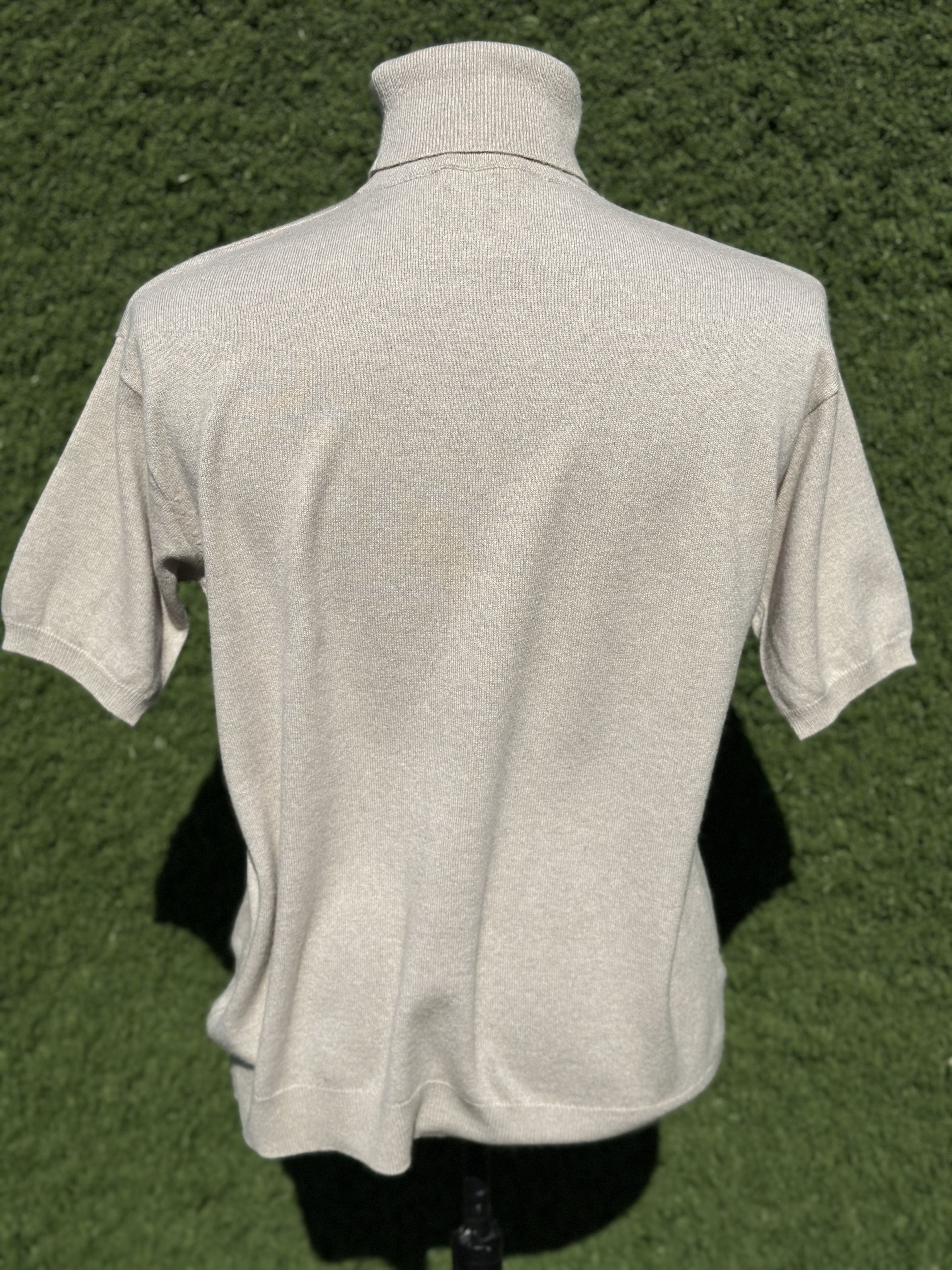Brunello Cucinelli Brunello Cucinelli Cashmere Turtleneck Short Sleeve Knit L Size L / US 10 / IT 46 - 6 Thumbnail