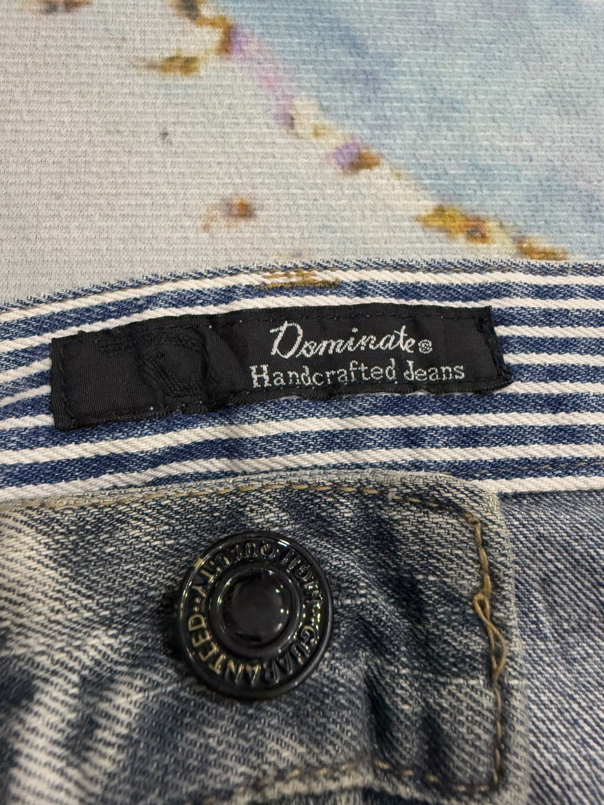If Six Was Nine DOMINATE DOUBLE WAIST DISTRESSED JEANS Size US 32 / EU 48 - 9 Thumbnail