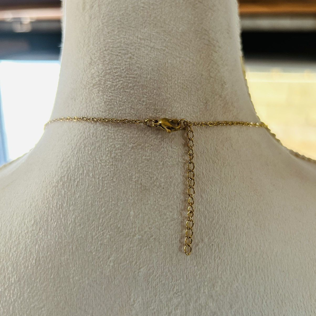 Handmade Handcrafted vintage gold fringe pendant on chain necklace Size ONE SIZE - 4 Thumbnail