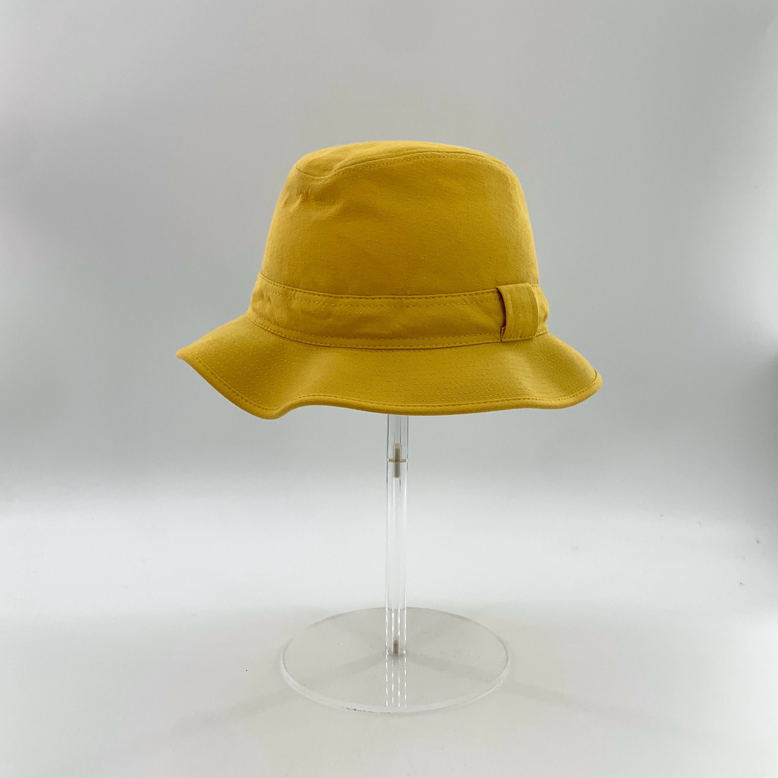 Hermes Hermes Linen Bucket Hat Yellow (57 cm) Size ONE SIZE - 1 Thumbnail