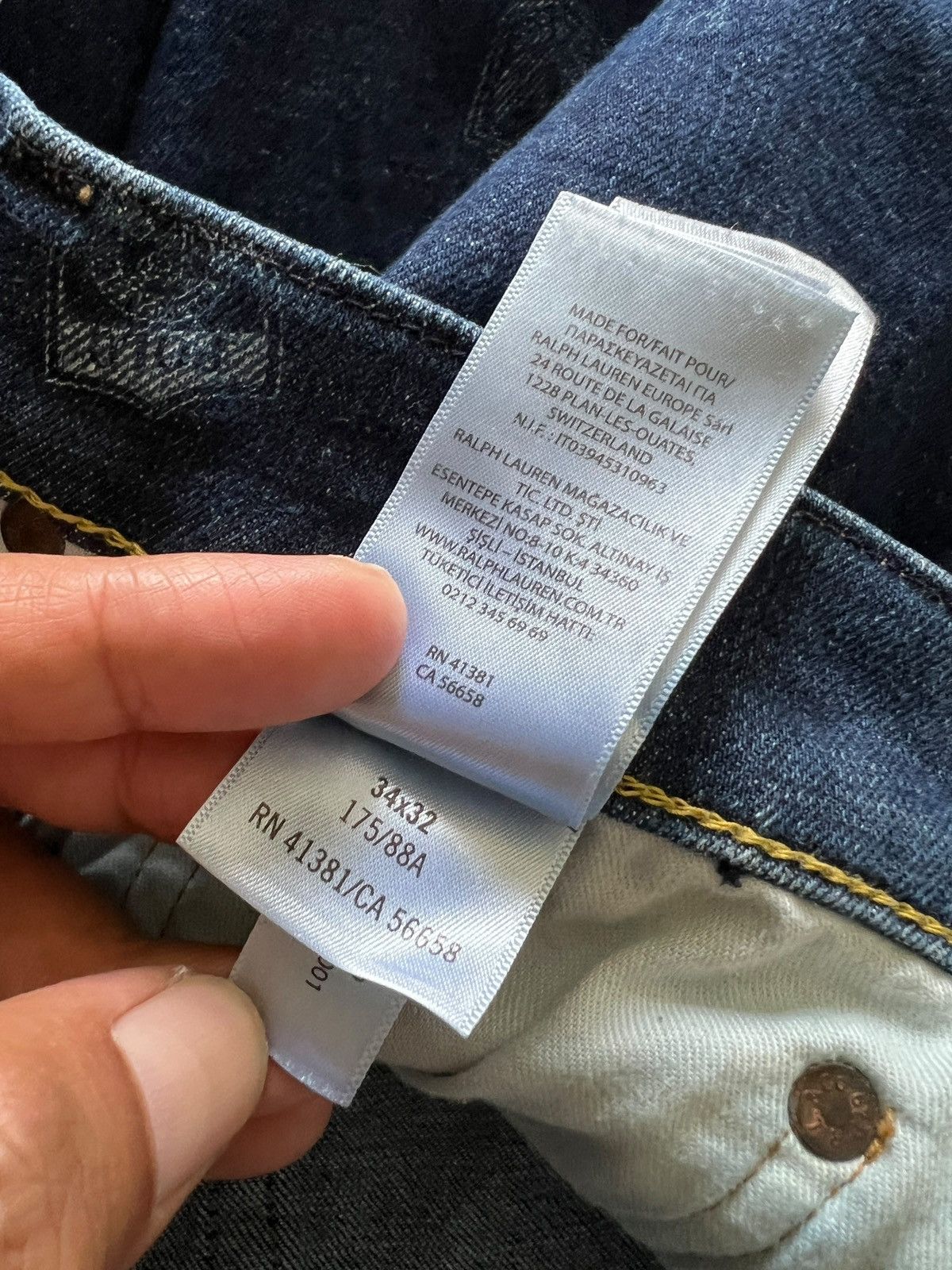 Polo Ralph Lauren Polo Ralph Lauren ‘The Sullivan Slim” Printed Jeans Size US 36 / EU 52 - 15 Thumbnail