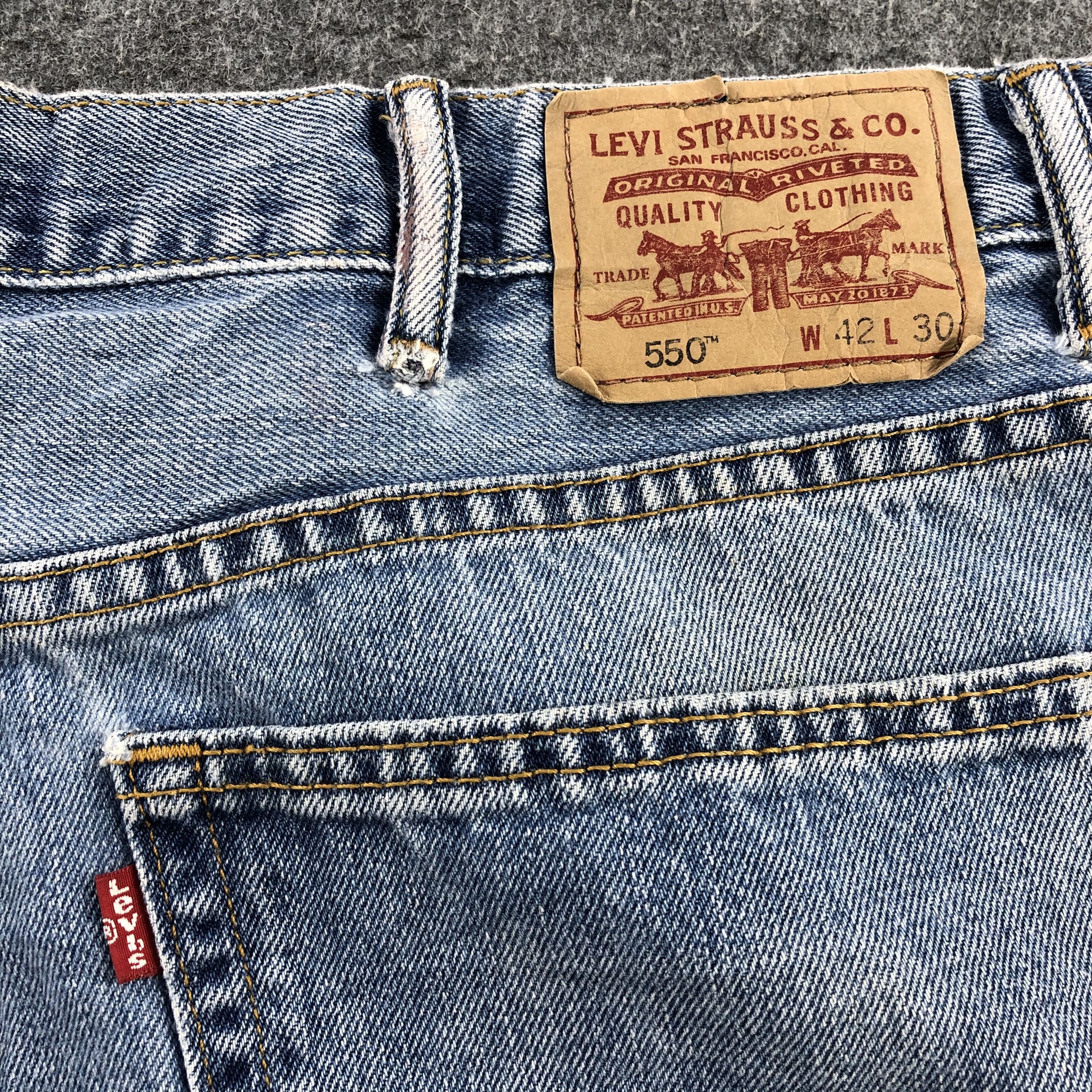 Levi's × Vintage Vintage Blue Wash Levis 550 Jeans-JM1807 Size US 40 / EU 56 - 5 Thumbnail
