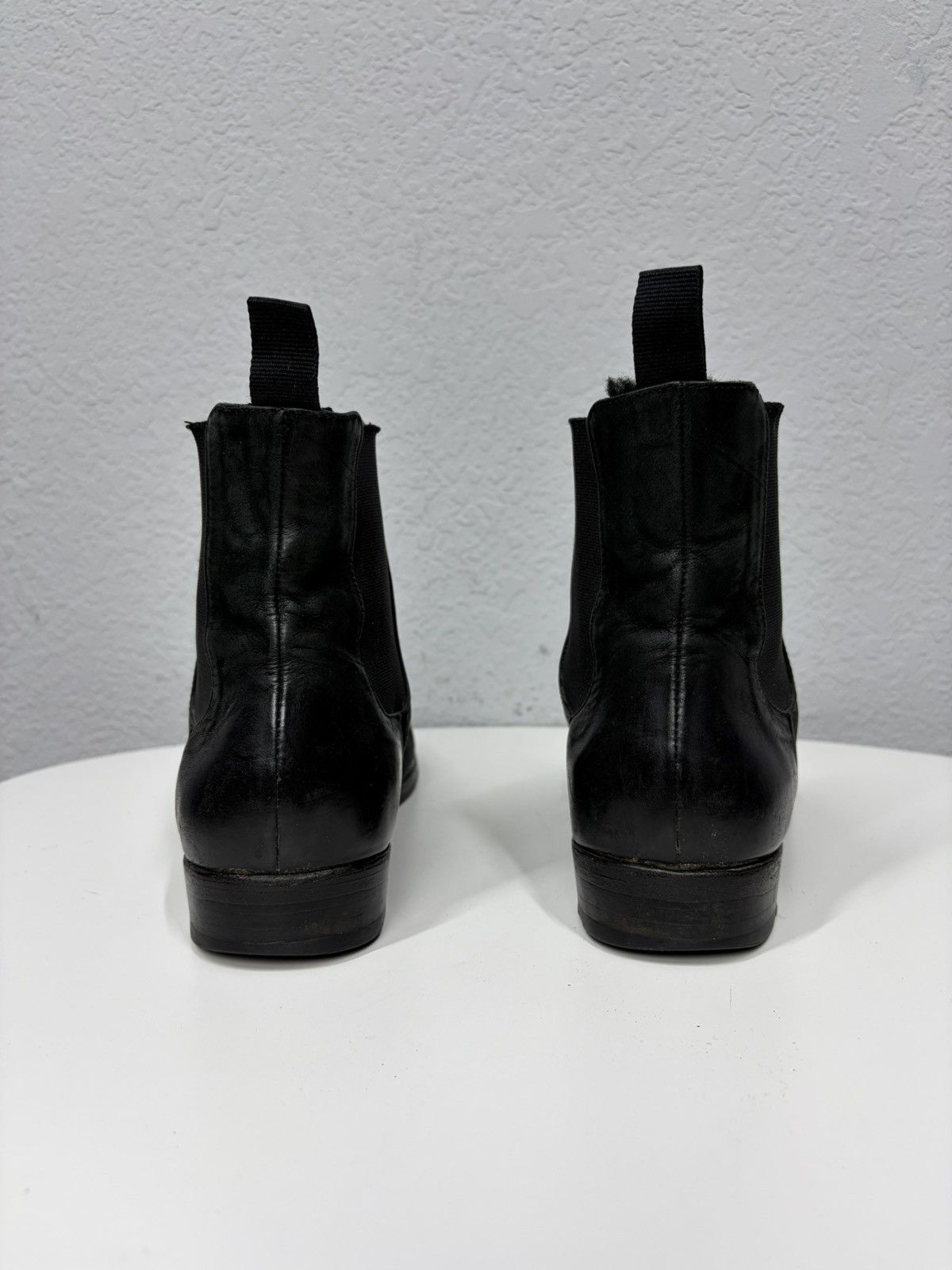 The Last Conspiracy AS 98 Vibe Artisan Black Leather Side Zip Ankle Biker Boots Size US 8 / EU 41 - 9 Thumbnail