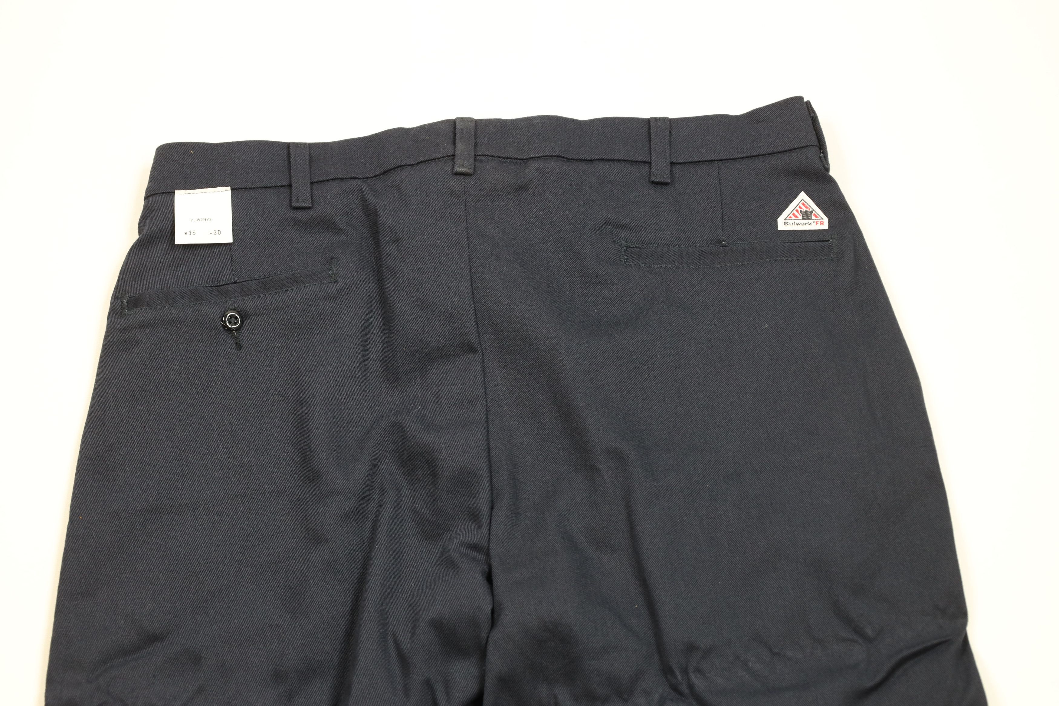 Bulwark × Vintage Deadstock Vintage Bulwark FR Resistant Workwear Pants Blue Size US 36 / EU 52 - 12 Thumbnail