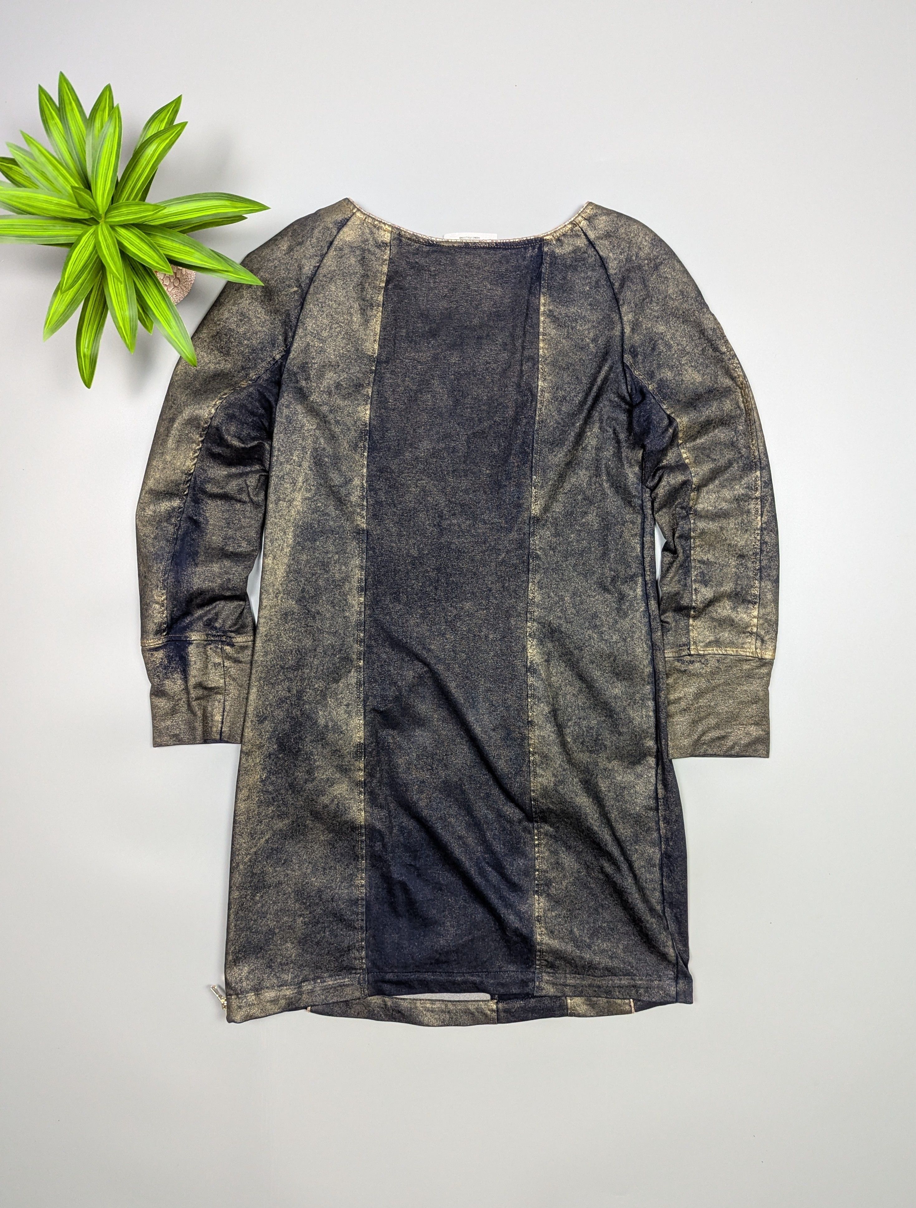 Elisa Cavaletti Elisa Cavaletti Boho Patchwork Lagenlook Tunic Dress Size M Size M / US 6-8 / IT 42-44 - 14 Thumbnail