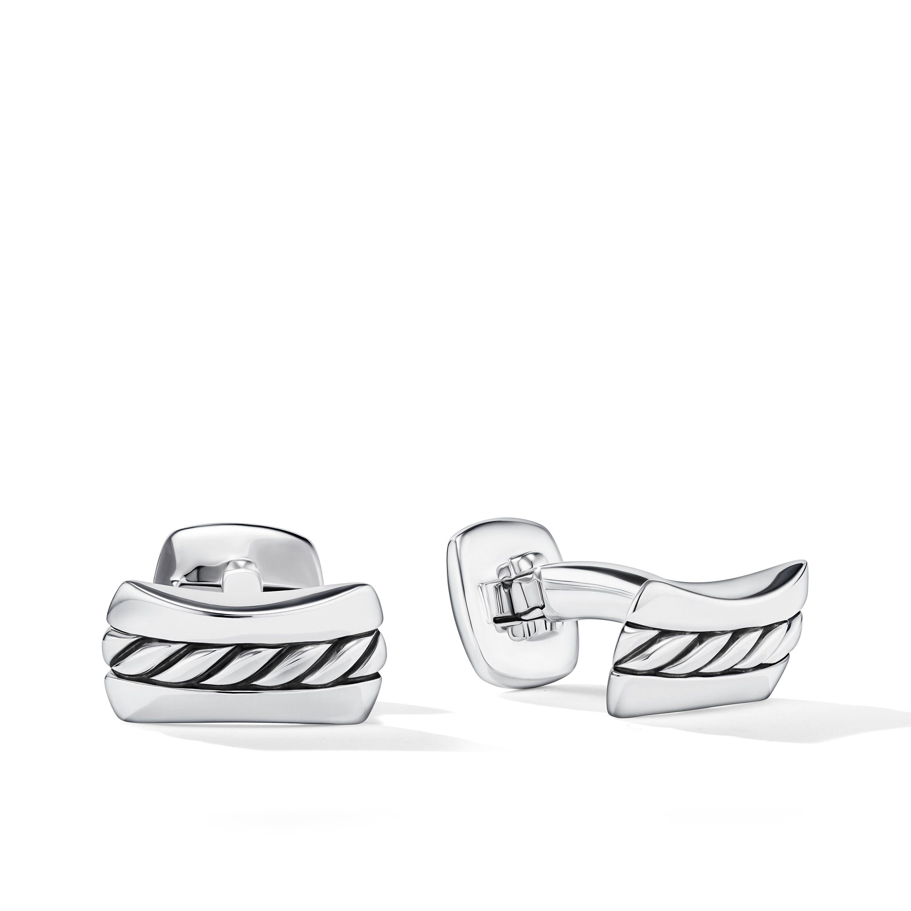o1s1wg111025 C0F516 Cable Cufflinks in Silver