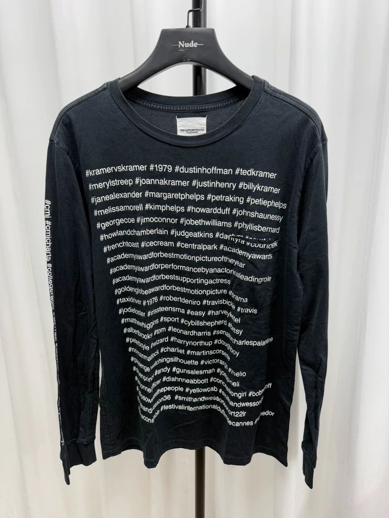Takahiromiyashita The Soloist. The soloist Bullet screen lyric long sleeve 2501-Nextarrow Size US M / EU 48-50 / 2 - 1 Thumbnail