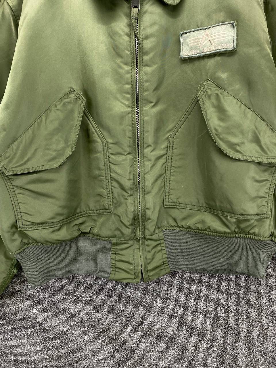 Alpha Industries Vintage 90s Alpha Industries Flyers Bomber Jacket Size US XL / EU 56 / 4 - 6 Thumbnail
