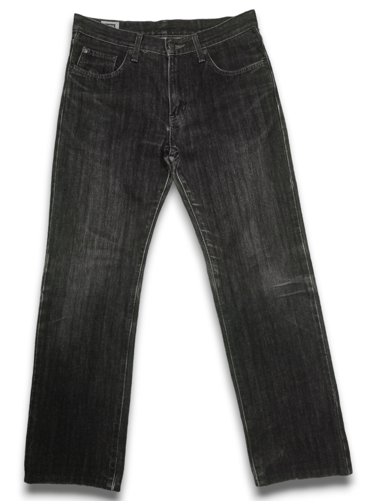 Edwin × Japanese Brand Vintage Japanese Edwin 402 Straight Leg Washed Black Jeans Size US 30 / EU 46 - 3 Thumbnail