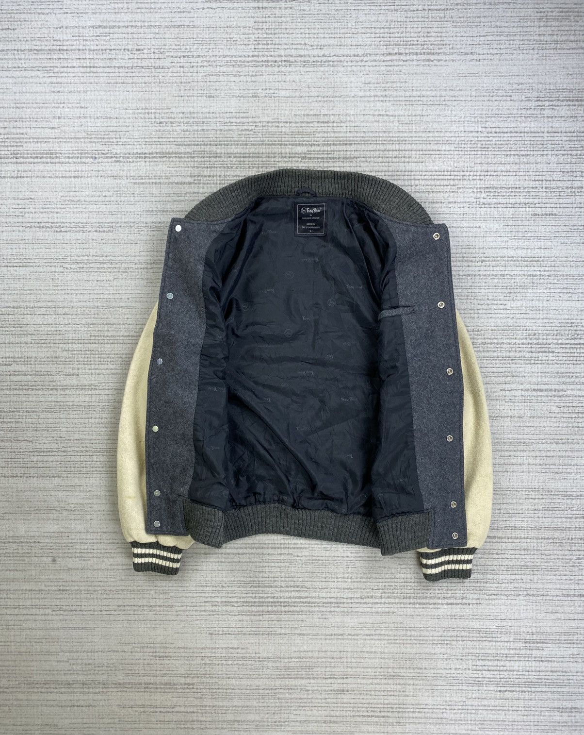 Japanese Brand × Vintage Vintage 90s Troy Bros Wool Varsity Jacket Size US M / EU 48-50 / 2 - 5 Thumbnail