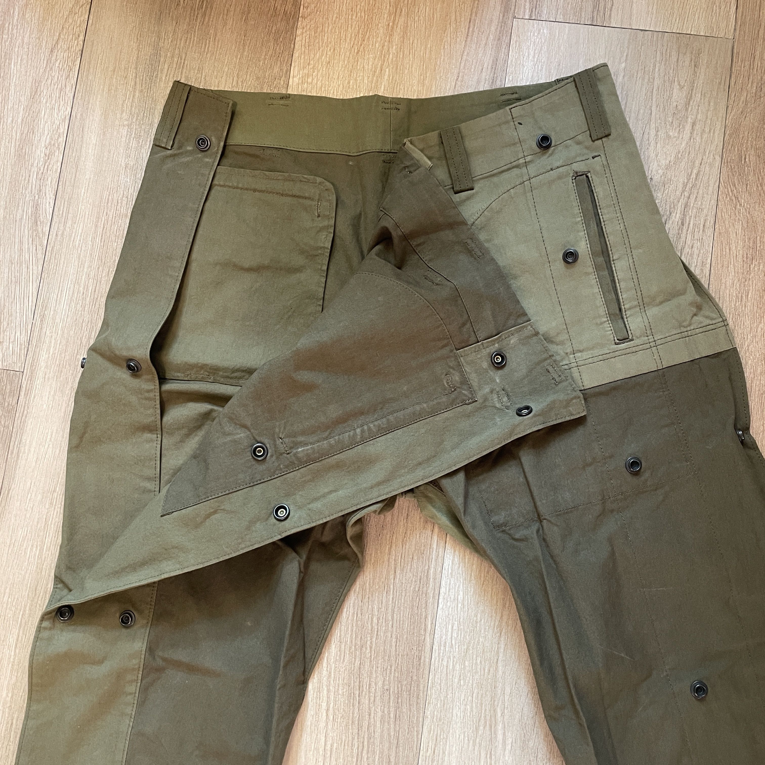 Y's Y's Yohji Yamamoto Snap-Side Military Pants Size US 32 / EU 48 - 9 Thumbnail