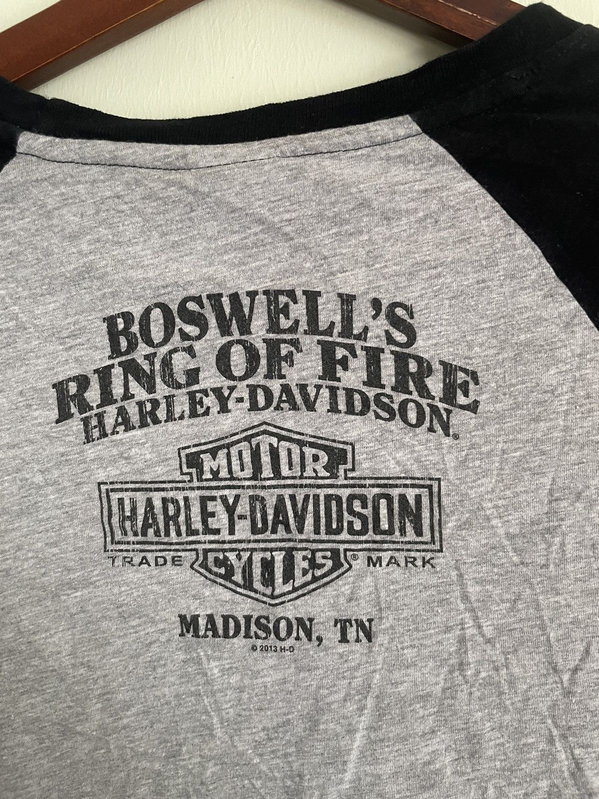 Harley Davidson × Vintage Harley-Davidson Long Sleeve Tshirt Size S / US 4 / IT 40 - 3 Thumbnail