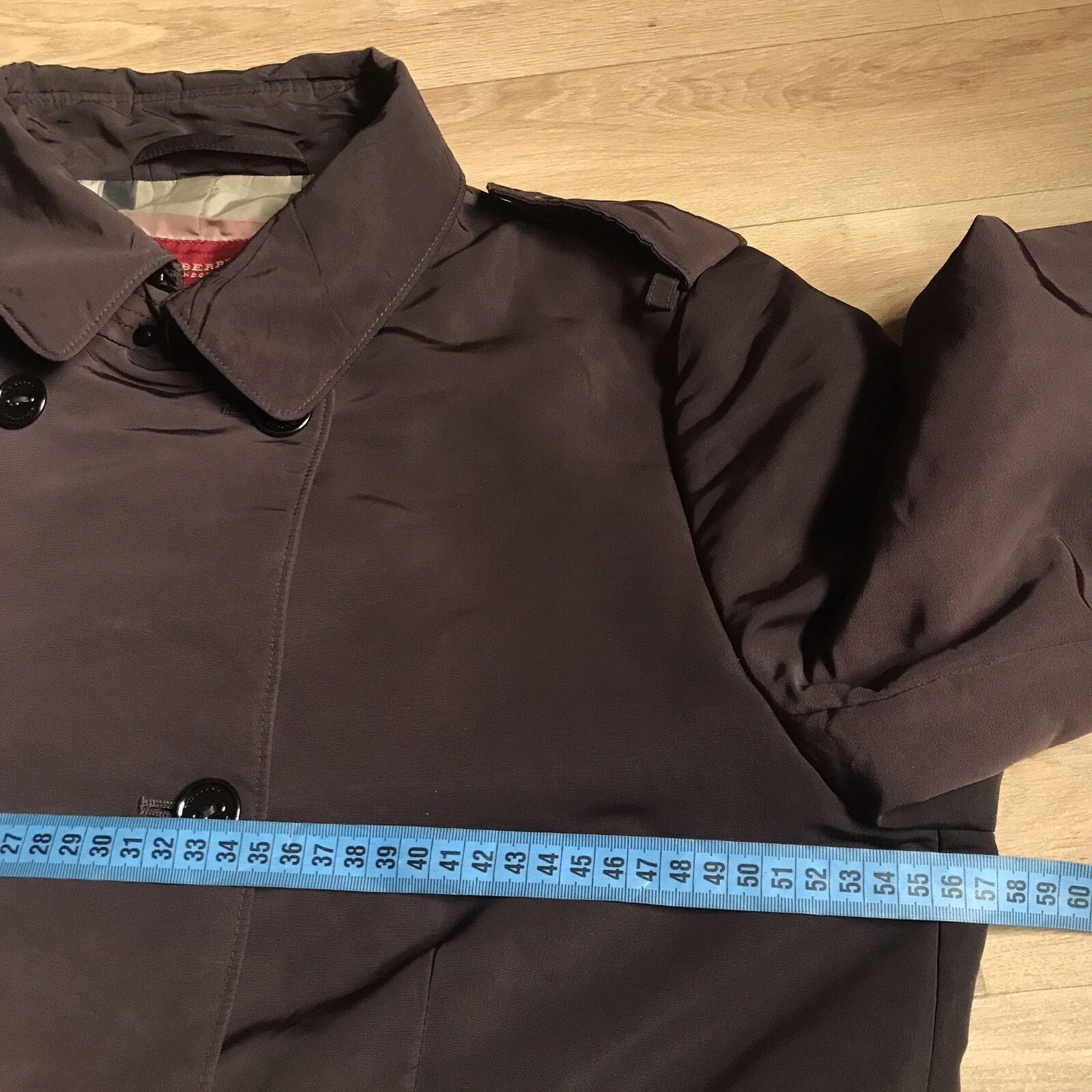 Burberry Burberry LONDON womens jacket Trench coat Nova Check brown Size L / US 10 / IT 46 - 19 Thumbnail