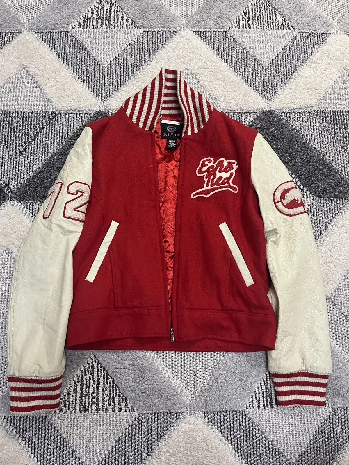 Ecko Unltd. ECKO UNLTD. RED VINTAGE LEATHER JACKET Size US S / EU 44-46 / 1 - 1 Thumbnail