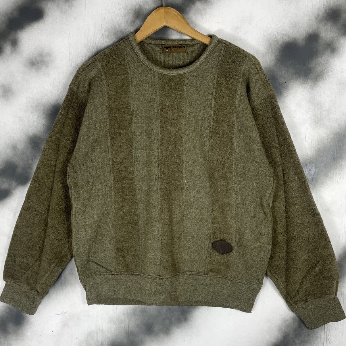 Japanese Brand × Vintage Vintage Tenson Stripe Sweater Size US M / EU 48-50 / 2 - 1 Thumbnail