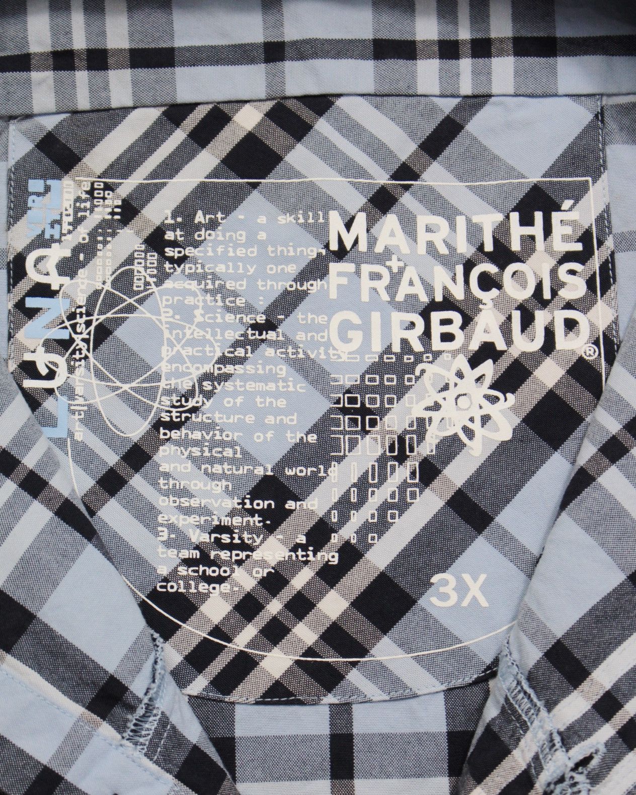 CLOSED × Marithe + Francois Girbaud SS2005 MARITHE FRANCOIS GIRBAUD TARTAN HOODED SHIRT Size US XXL / EU 58 / 5 - 7 Thumbnail