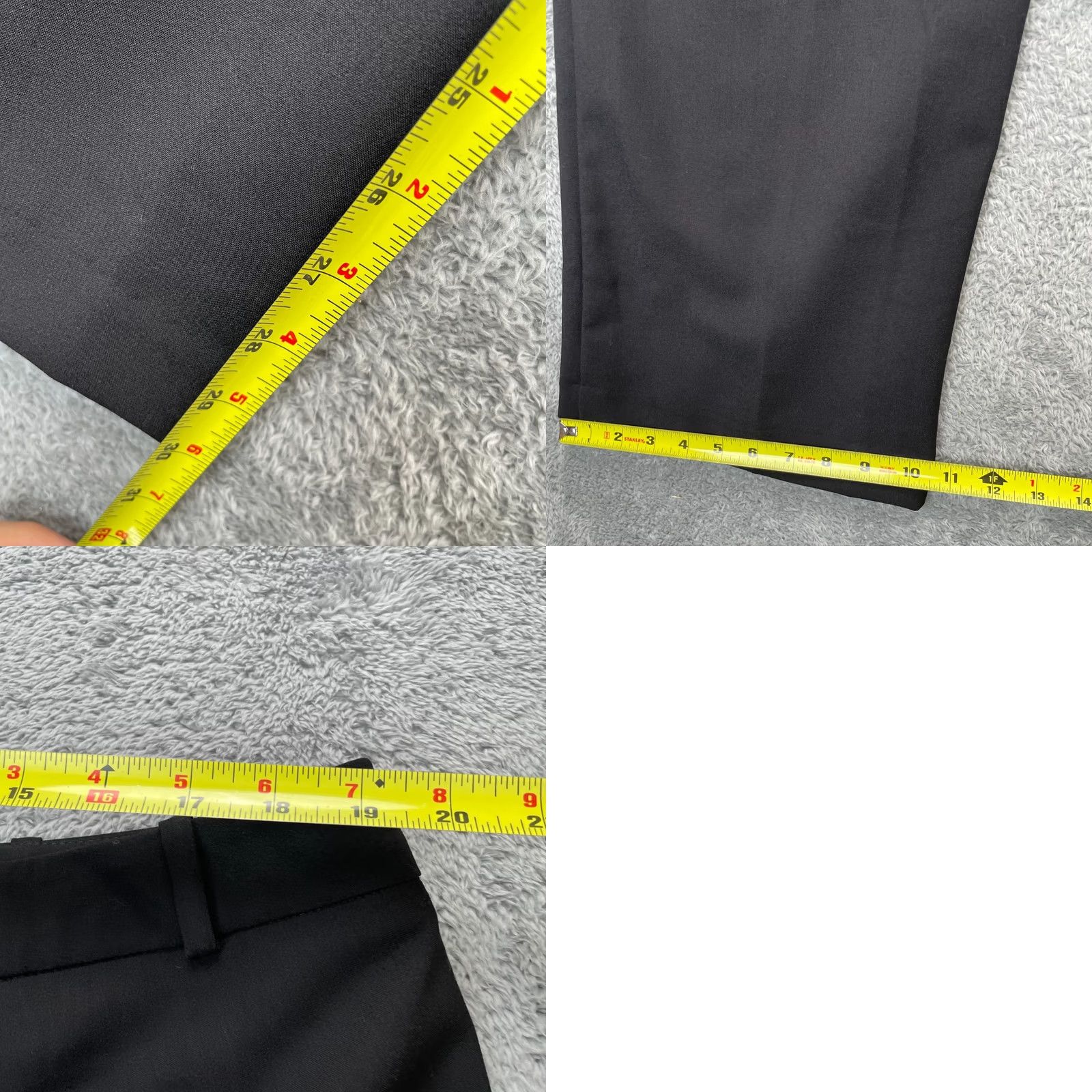 Worthington VINTAGE Worthington Pants Womens 18WS Black Bootcut Dress Pants Modern Fit Stretch Formal Women 18W Black Pants Size 40" / US 18 - 8 Thumbnail