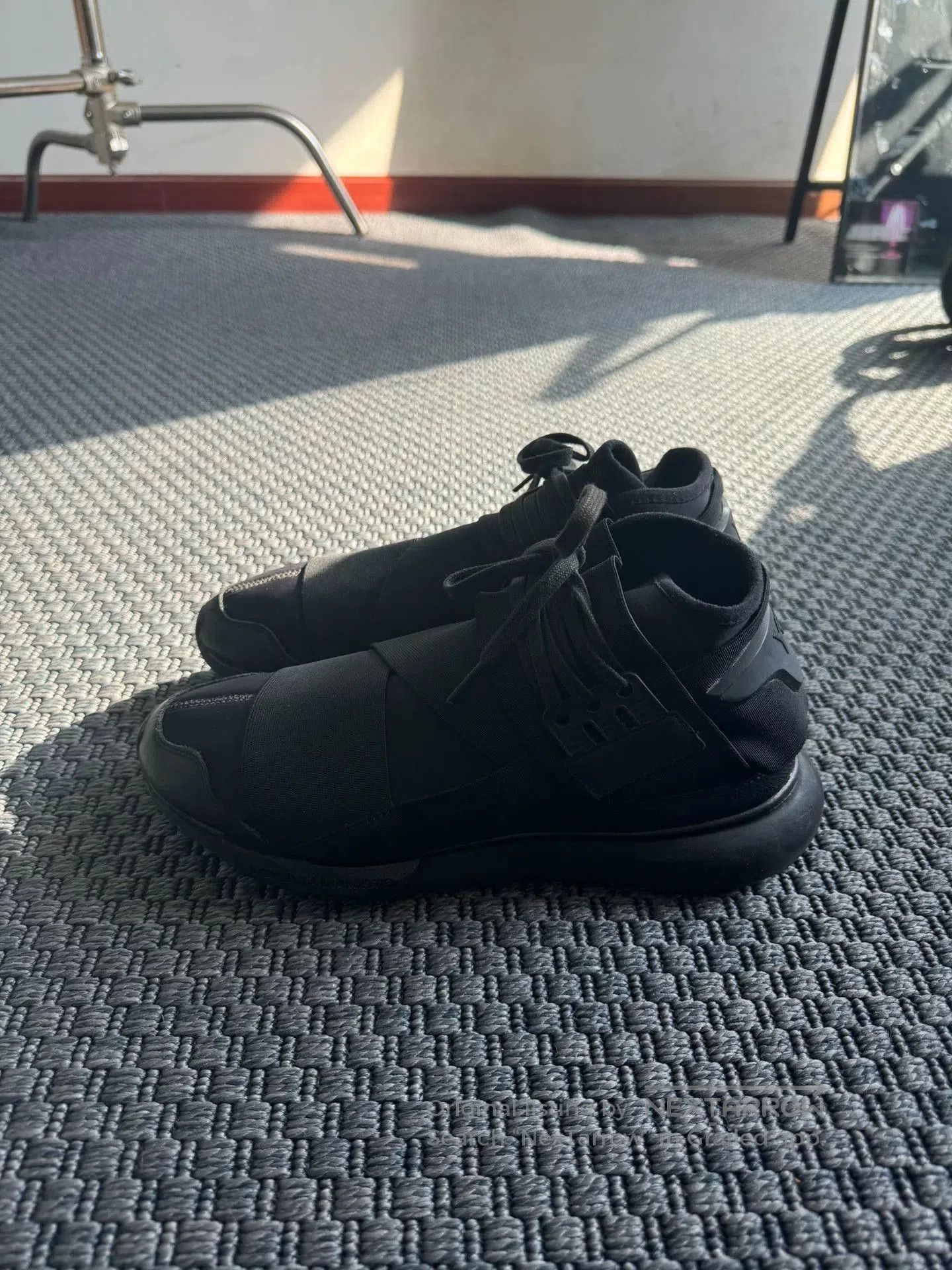 Y-3 Adidas Y-3 Qasa Hight Black Warrior Sneakers. Size US 9 / EU 42 - 4 Thumbnail