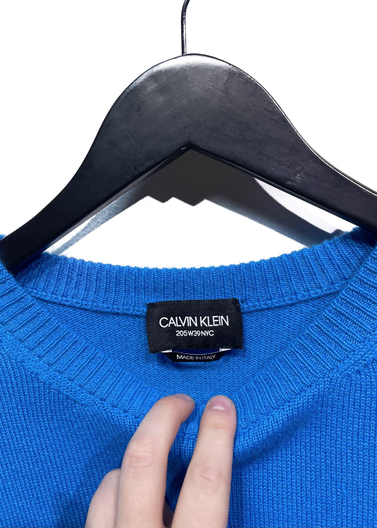 Calvin Klein 205W39NYC Calvin Klein 205W39NYC Blue Cashmere Sweater Size US L / EU 52-54 / 3 - 5 Thumbnail