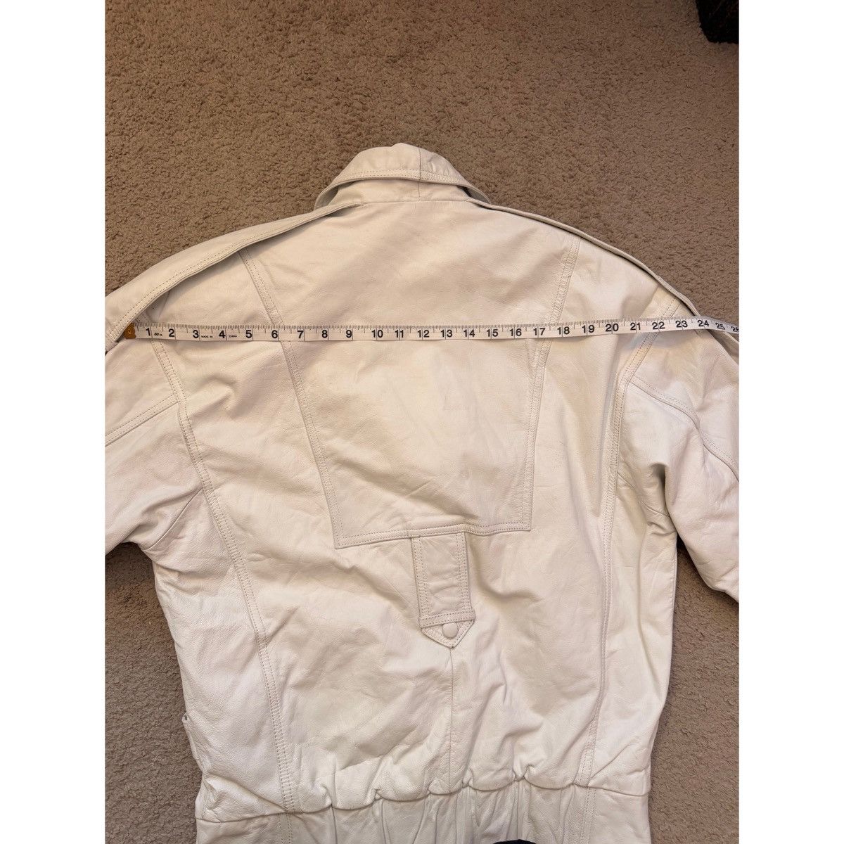 Vintage VINTAGE WHITE WILSONS LEATHER 80’S LEATHER JACKET Size US M / EU 48-50 / 2 - 11 Thumbnail