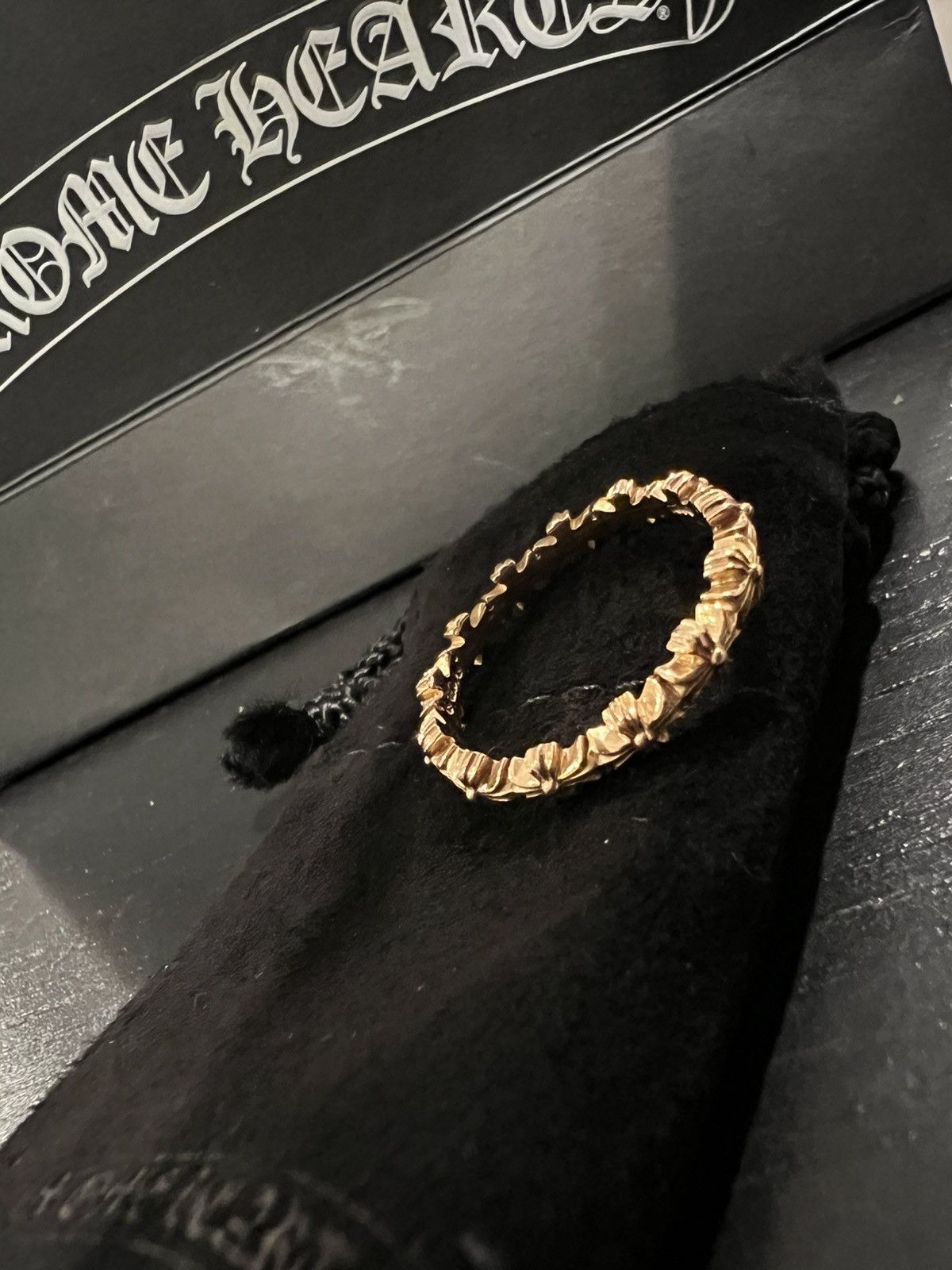 Chrome Hearts Chrome Hearts Tiny E Ring 22K Gold Band Size 9 Size ONE SIZE - 7 Thumbnail