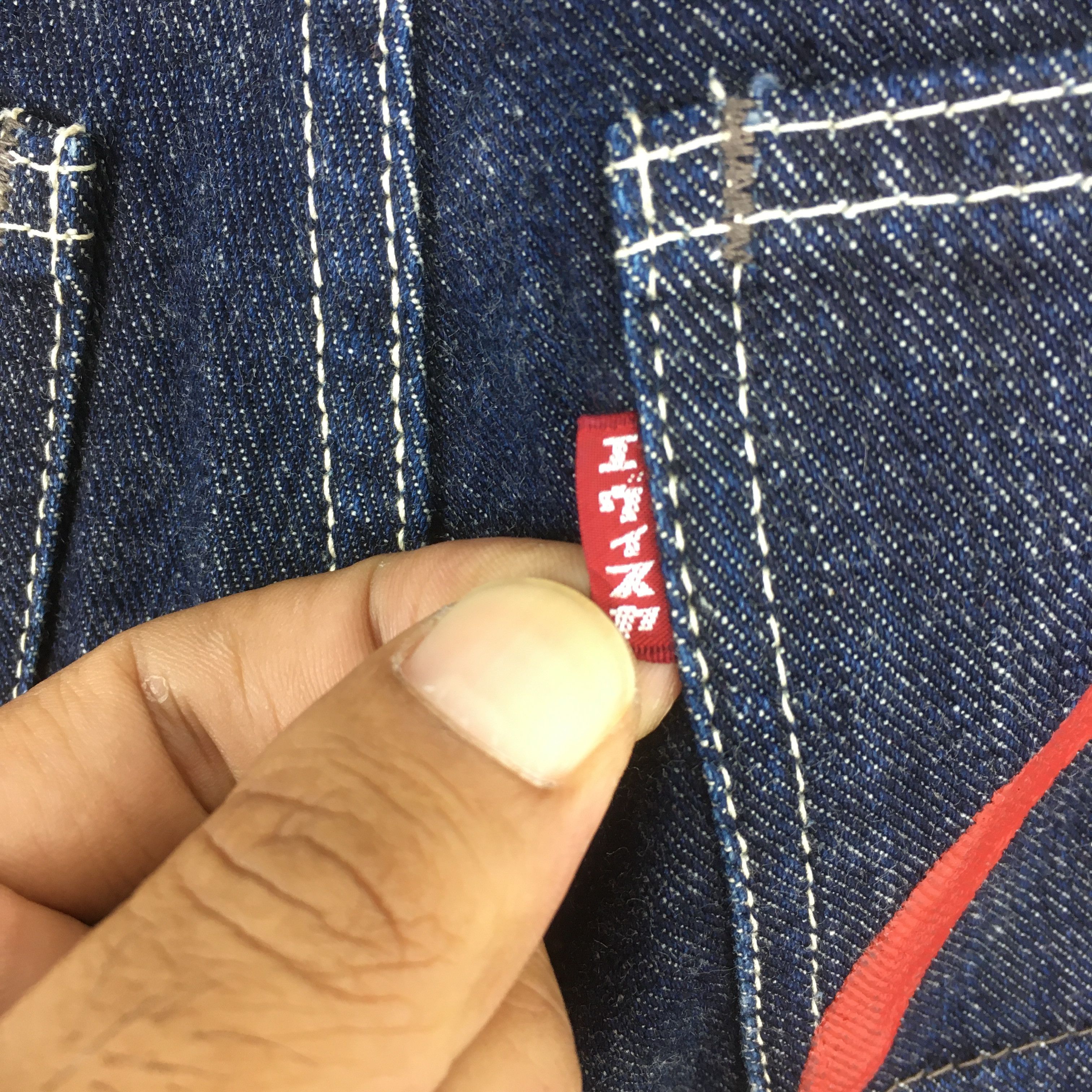 Evisu Size 29x28 Vintage 90s Evisu Daicock Japan Navy Denim S561 Size US 29 - 13 Thumbnail