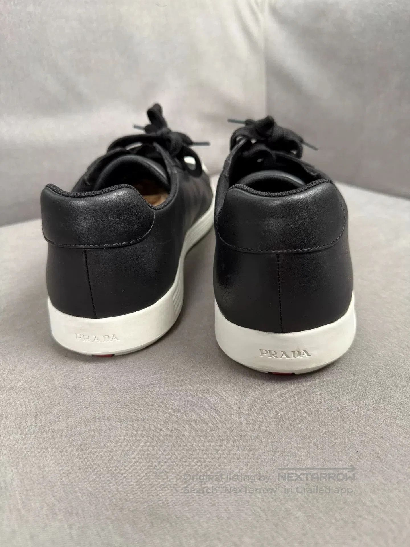 Prada Prada Black White Sneakers Size 46. Size US 12 / EU 45 - 6 Thumbnail