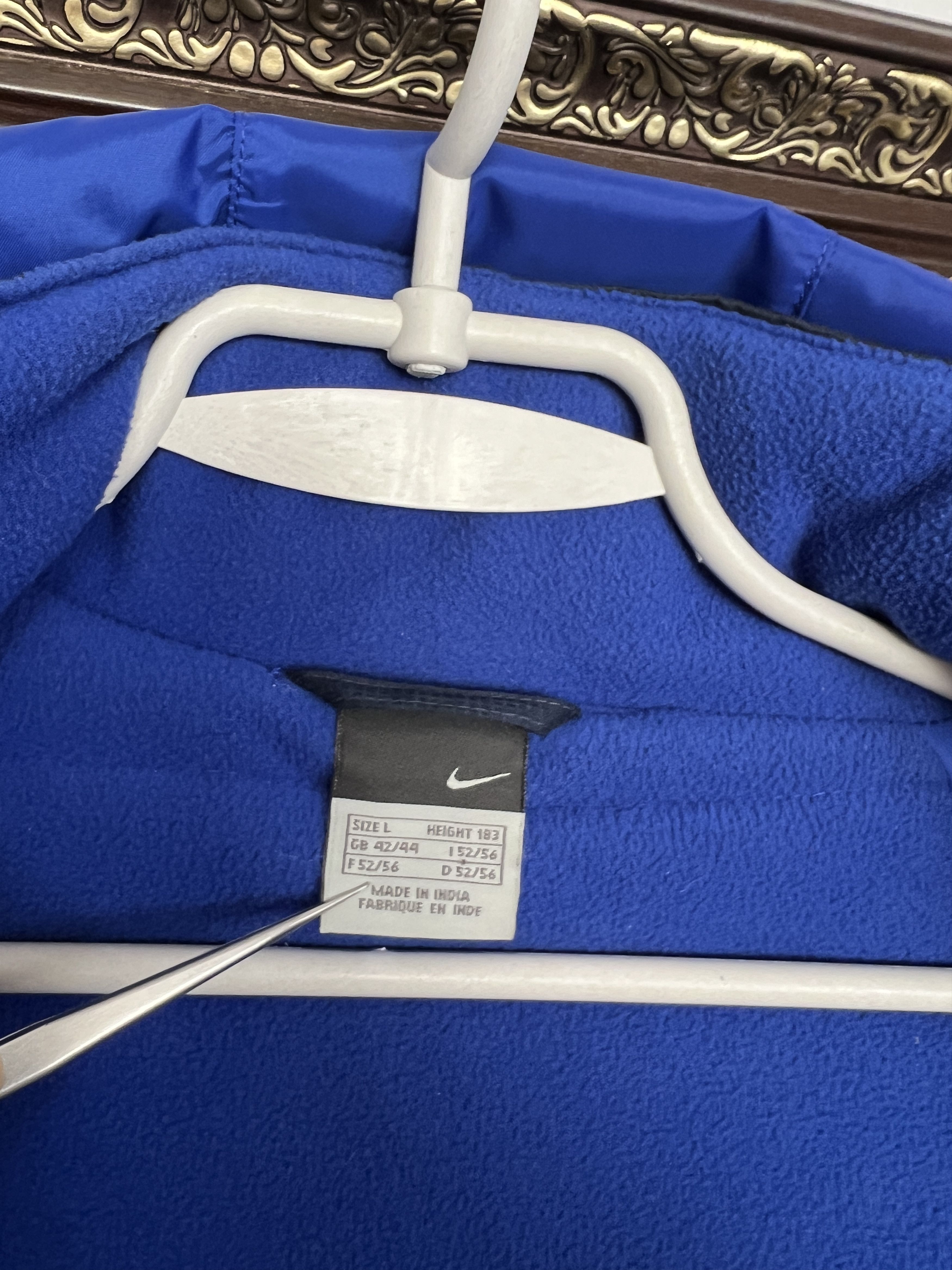 Nike Vintage Nike Manchester United Football Padded Jacket Soccer Size US L / EU 52-54 / 3 - 9 Thumbnail