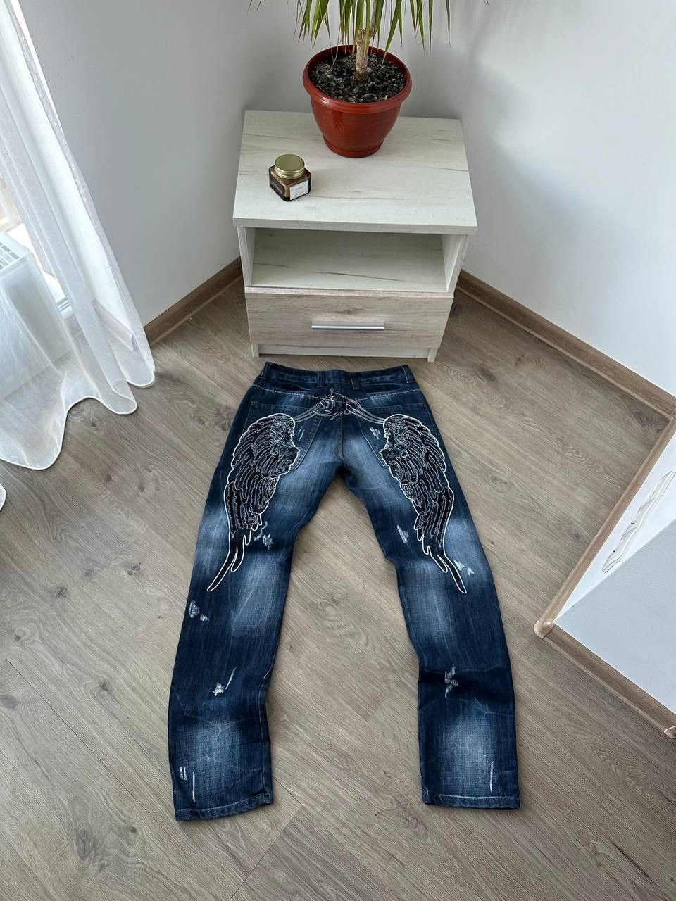 Christian Audigier × Ed Hardy × Vintage Vintage Ed Hardy Christian Audigier Style Pants Size US 32 / EU 48 - 3 Thumbnail