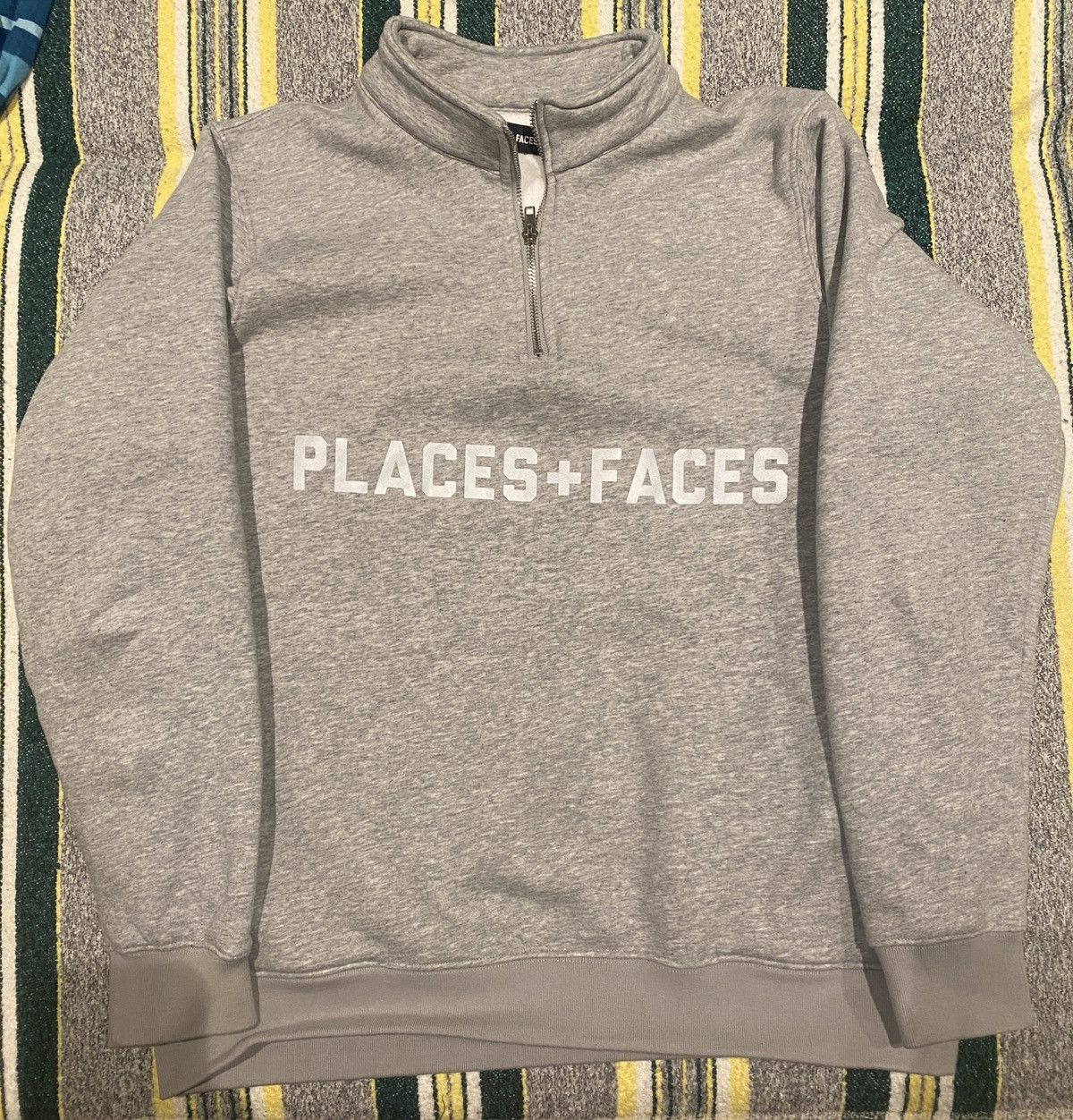 Places + Faces Places + Faces 3M quarter zip sweat 3M reflective Size US L / EU 52-54 / 3 - 1 Thumbnail
