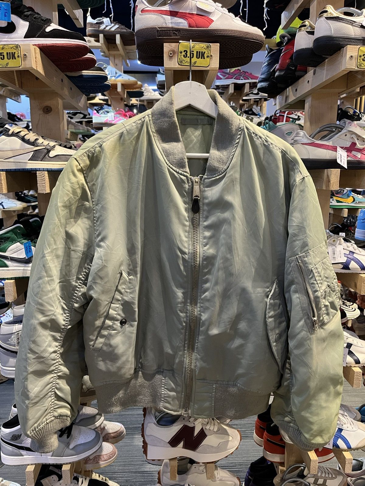 Vintage Vintage Military MA-1 Bomber Jacket Reversible Size US M / EU 48-50 / 2 - 1 Thumbnail
